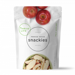 Fuji Apples - Freeze Dried - Snackies Pouch