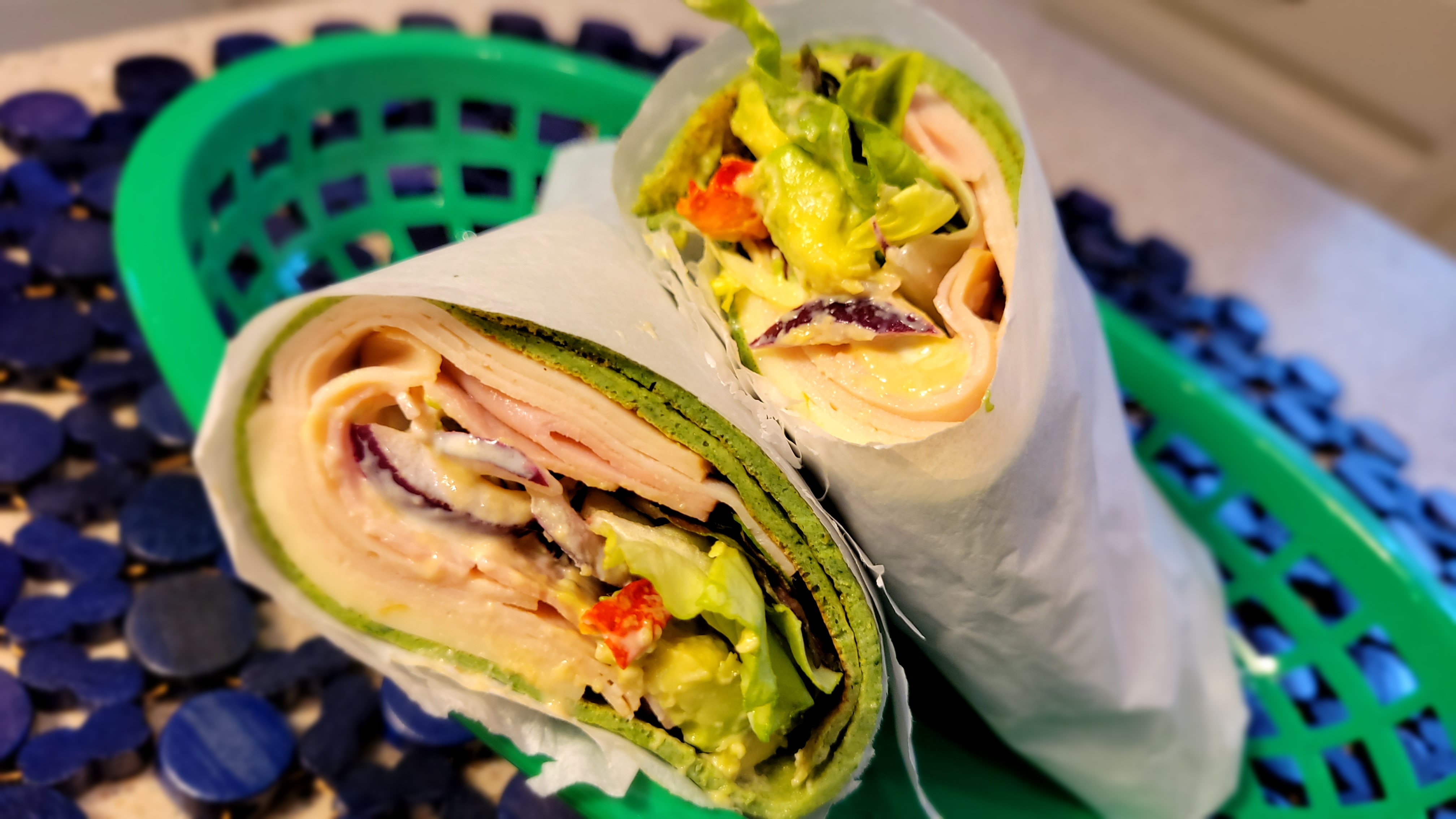 Low-Carb Spinach Wrap